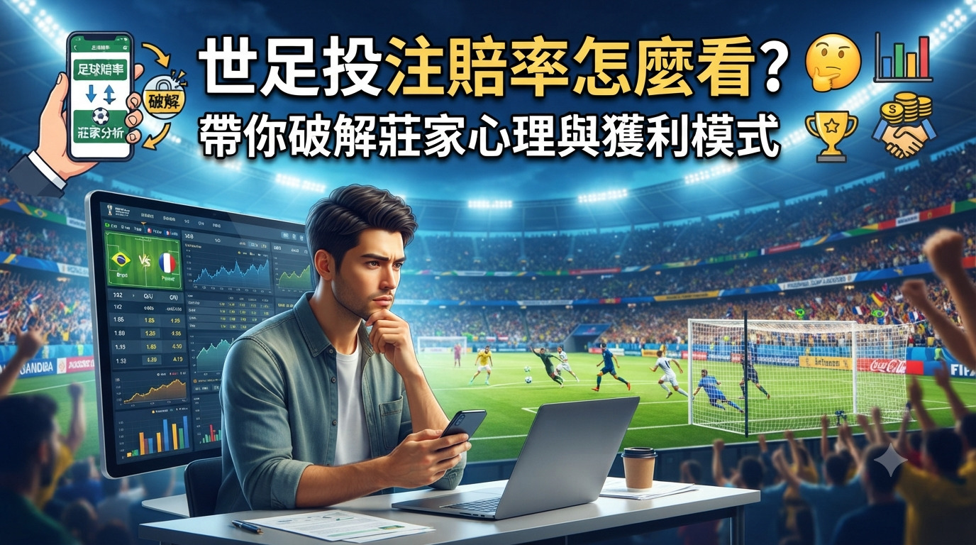 世足投注賠率怎麼看？帶你破解莊家心理與獲利模式